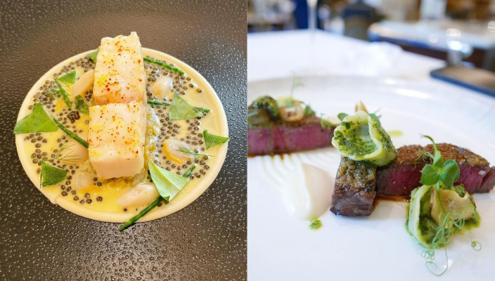 浪漫的約會之夜當然要以甜品作結，破格的五香粉朱古力可謂是必試之選；千萬別因為它的特別配搭而卻步，它一定會給予你無法預計的驚喜。若是想為你們的約會再添浪漫情調，不妨可以考慮一下加配 Free Flow 